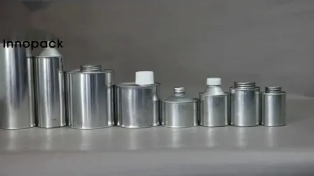 Metal Tin Can Brush, 200ml Nail Glue Bottle with Brush